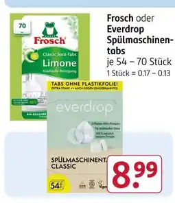 Rossmann Frosch classic spül-tabs limone Angebot