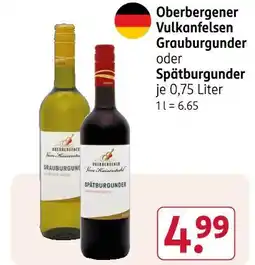 Rossmann Oberbergener vulkanfelsen grauburgunder Angebot