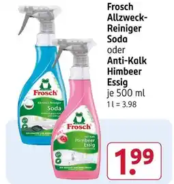 Rossmann Frosch allzweck-reiniger soda Angebot