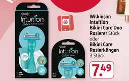 Rossmann Wilkinson intuition bikini care duo rasierer Angebot