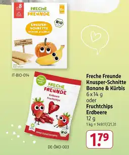 Rossmann Freche freunde knusper-schnitte banane & kürbis Angebot