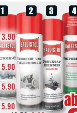 B1 Discount Baumarkt Ballistol Universalöl Spray Angebot