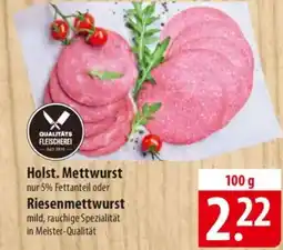 Famila Nord Ost Holst. Mettwurst Angebot