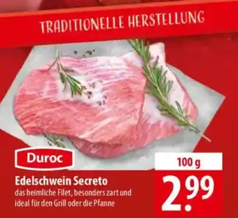 Famila Nord Ost Duroc Edelschwein Secreto Angebot