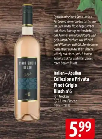 Famila Nord Ost Collezione Privata Pinot Grigio Blush n°6 Angebot