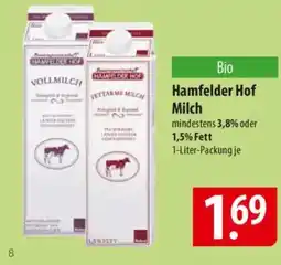 Famila Nord Ost Hamfelder Hof Milch Angebot