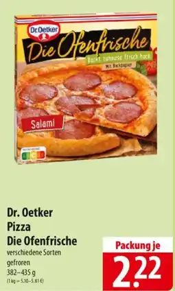 Famila Nord Ost Dr. Oetker Pizza Die Ofenfrische Angebot