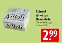 Famila Nord Ost Epinard Ailloli oder Remoulade Angebot