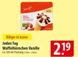 Famila Nord Ost Jeden Tag Waffelhörnchen Vanille Angebot
