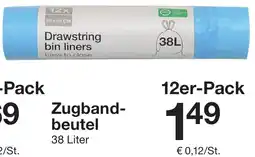 Zeeman Zugbandbeutel 12er-Pack Angebot