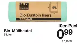 Zeeman Bio-Müllbeutel 10er-Pack Angebot