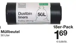 Zeeman Müllbeutel 50 Liter Angebot