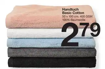 Zeeman Handtuch Basic Cotton Angebot