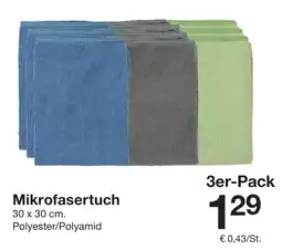 Zeeman Mikrofasertuch 3er-Pack Angebot