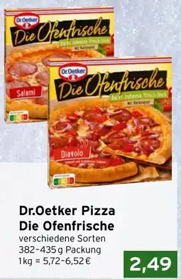 CAP Markt Dr.Oetker Pizza Die Ofenfrische Angebot
