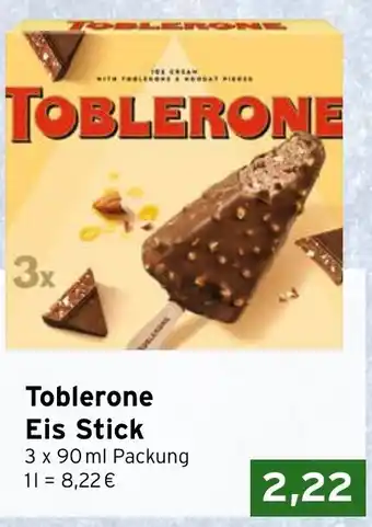 CAP Markt Toblerone Eis Stick Angebot