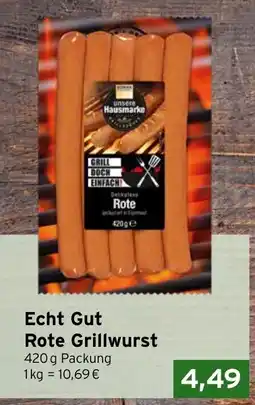CAP Markt Echt Gut Rote Grillwurst Angebot