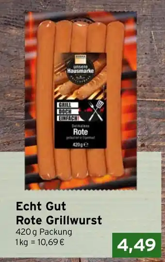 CAP Markt Echt Gut Rote Grillwurst Angebot