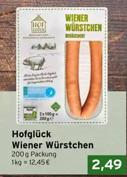 CAP Markt Hofglück Wiener Würstchen Angebot