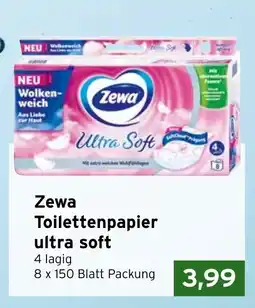 CAP Markt Zewa Toilettenpapier ultra soft Angebot