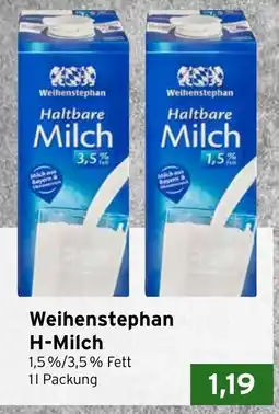CAP Markt Weihenstephan H-Milch Angebot