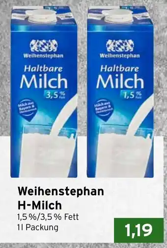 CAP Markt Weihenstephan H-Milch Angebot