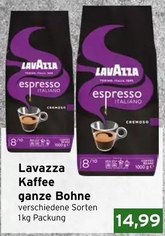 CAP Markt Lavazza Kaffee ganze Bohne Angebot
