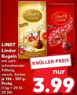Kaufland LINDT Lindor Kugeln Angebot