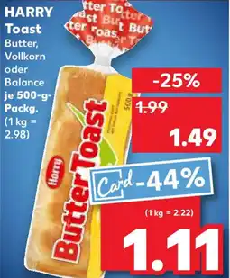 Kaufland HARRY Toast Angebot