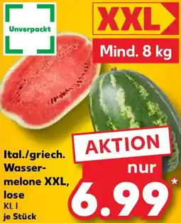 Kaufland Ital./griech. Wassermelone XXL, lose Angebot