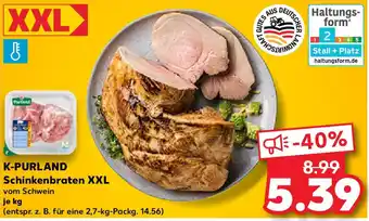Kaufland K-PURLAND Schinkenbraten XXL Angebot