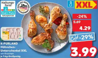 Kaufland K-PURLAND Hähnchen Unterschenkel XXL Angebot