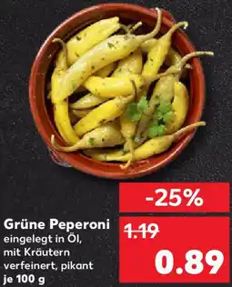 Kaufland Grüne Peperoni Angebot