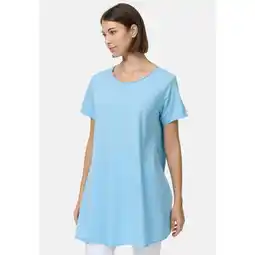 Netto Marken-Discount PM SELECTED Damen Ausgestelltes Long T-Shirt in Einheitsgröße PM59 Angebot