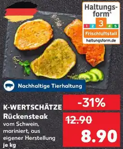 Kaufland K-WERTSCHÄTZE Rückensteak Angebot