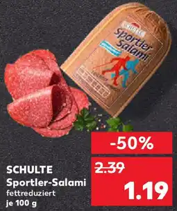Kaufland SCHULTE Sportler-Salami Angebot