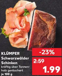 Kaufland KLÜMPER Schwarzwälder Schinken Angebot
