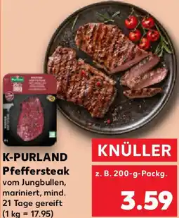 Kaufland K-PURLAND Pfeffersteak Angebot