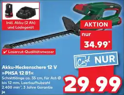 Kaufland PARKSIDE Akku-Heckenschere 12 V ,,PHSA 12 B1" Angebot