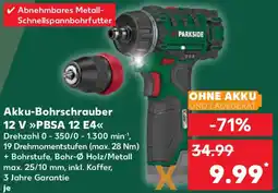 Kaufland PARKSIDE Akku-Bohrschrauber 12 V Angebot