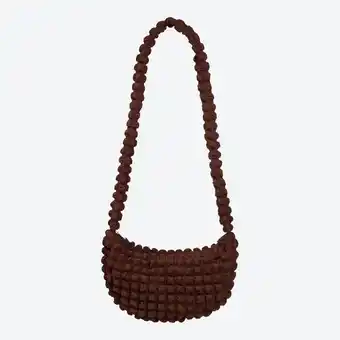 NKD Seersucker Damen-Handtasche mit Halbmond-Form Angebot