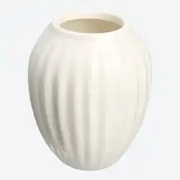 NKD Vase aus Keramik mit Rillen, ca. Ø 8x10cm Angebot