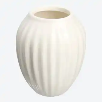 NKD Vase aus Keramik mit Rillen, ca. Ø 8x10cm Angebot