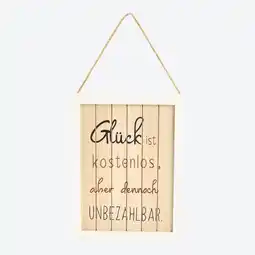 NKD Schild mit Aufschrift in verschiedenen Designs, ca. 30x24cm Angebot