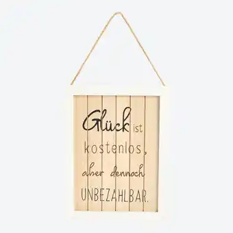 NKD Schild mit Aufschrift in verschiedenen Designs, ca. 30x24cm Angebot