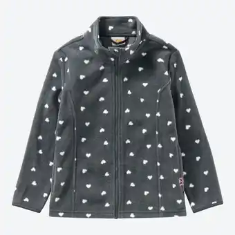 NKD Kinder-Mädchen-Fleecejacke mit Herz-Muster Angebot