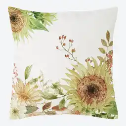 NKD Dekokissenhülle mit Sonnenblumen-Muster, ca. 40x40cm Angebot