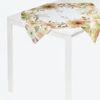 NKD Mitteldecke mit Sonnenblumen-Muster, ca. 80x80 cm Angebot