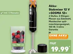 Kaufland Switch on Akku Stabmixer 12 V ,,SOSMA 12" Angebot