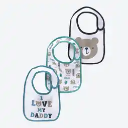 NKD Baby-Jungen-Lätzchen mit Bärenmotiv, 3-teilig Angebot